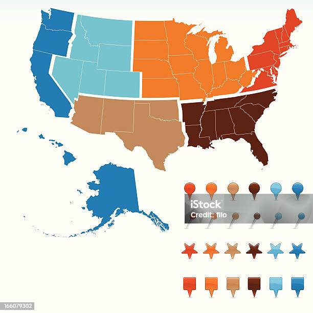 米国地方マップ - 地図のベクターアート素材や画像を多数ご用意 - 地図, アメリカ合衆国, アメリカ南部