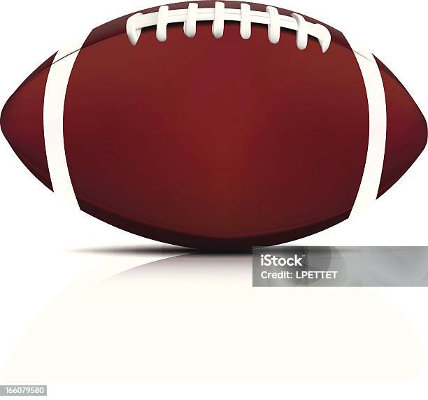 American Footballvektorillustration Stock Vektor Art und mehr Bilder von Amerikanischer Football - Amerikanischer Football, ClipArt, Einzelner Gegenstand