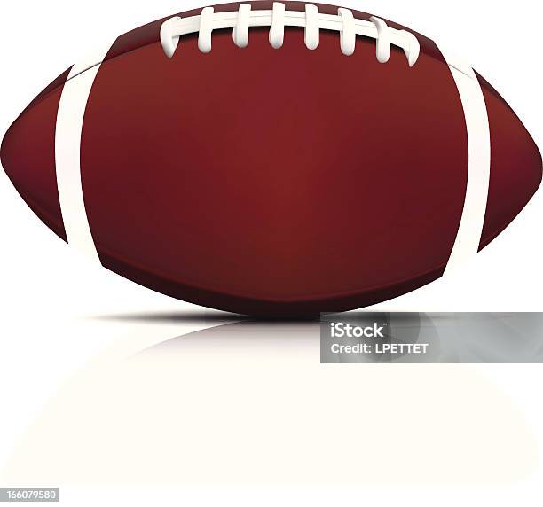 Futbol Amerykańskiilustracja Wektorowa - Stockowe grafiki wektorowe i więcej obrazów Bez ludzi - Bez ludzi, Clip Art, Futbol amerykański