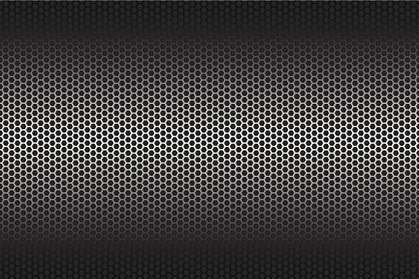 металлизированная текстура на широкий фон - backgrounds black background textured metal stock illustrations