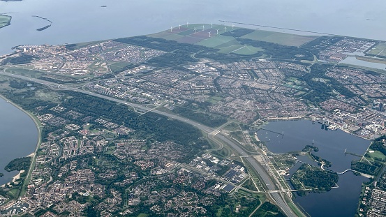 Luchtfoto van Nederland Almere