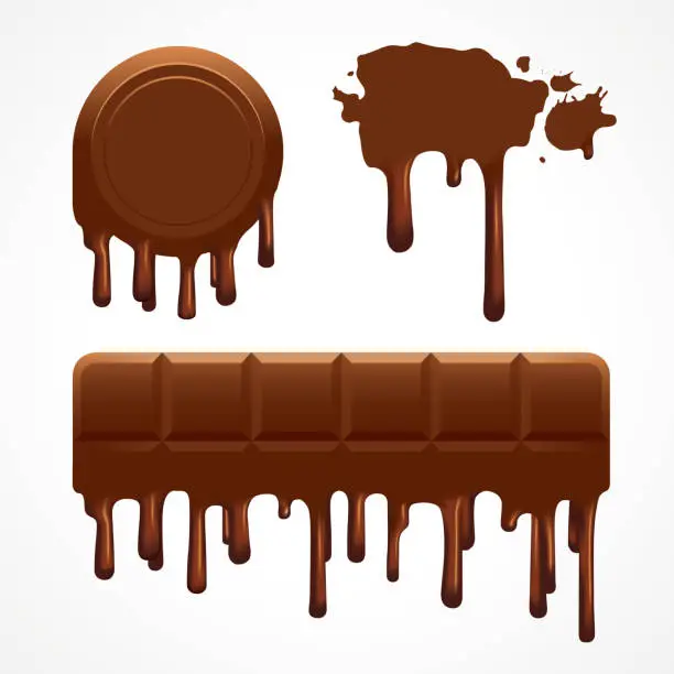 Vector illustration of Chocolate banners