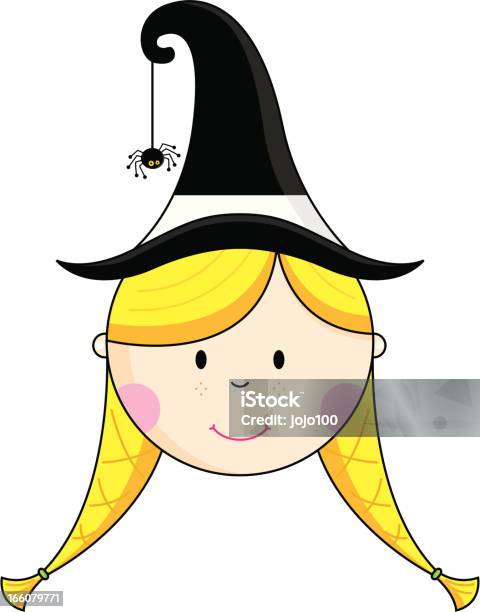 Halloween Czarownicas Headmaska Na Twarz - Stockowe grafiki wektorowe i więcej obrazów Clip Art - Clip Art, Cukierek albo psikus, Czarownica