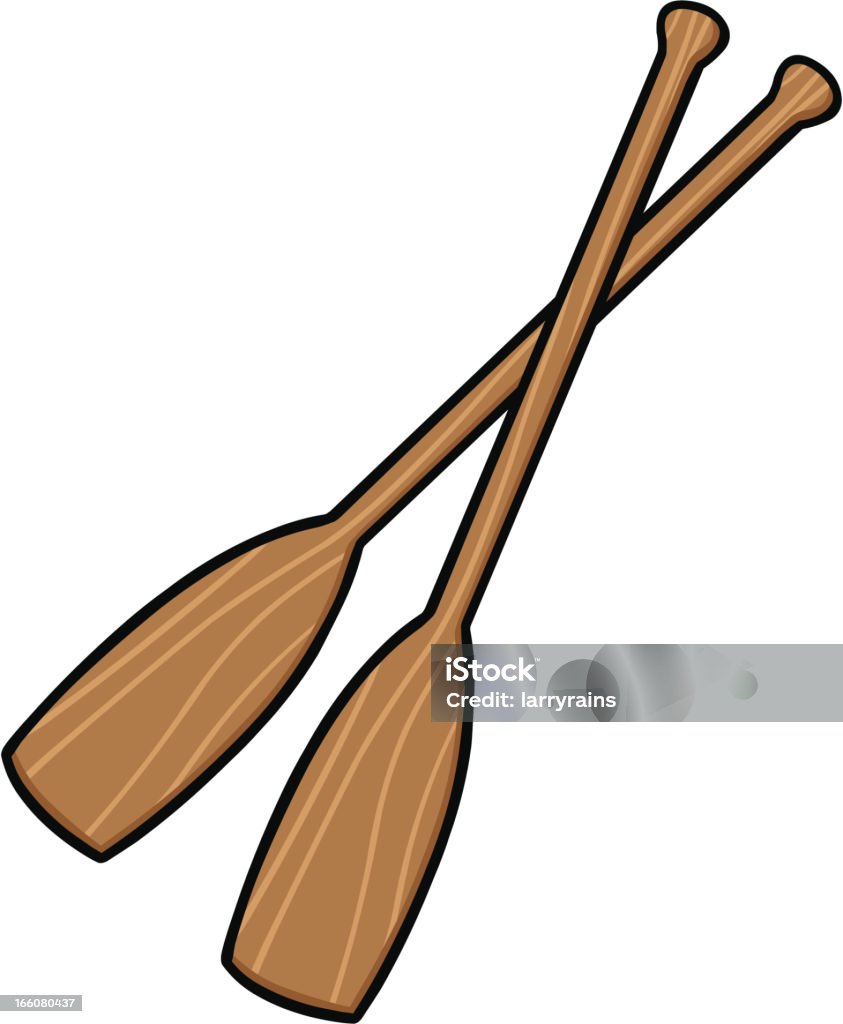 Canoe Paddles Canoe Paddles - paddles are separate objects and can be quickly adjusted as needed for your project. Oar stock vector