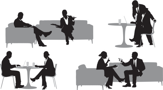 Silhouette of business executives discussinghttp://www.twodozendesign.info/i/1.png