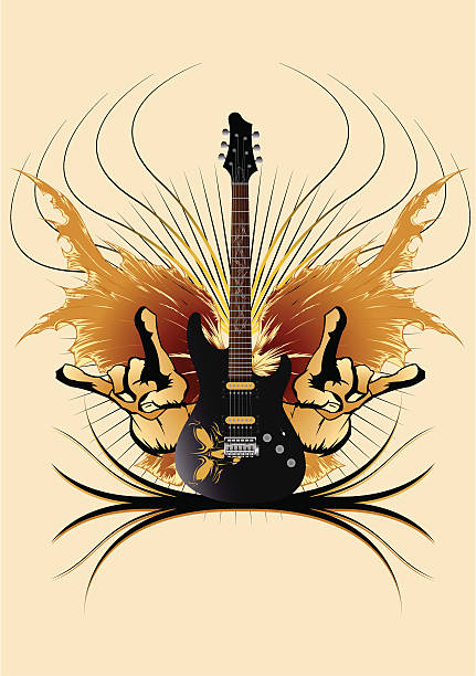 Gitara Design – artystyczna grafika wektorowa