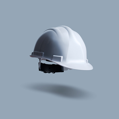 Standard safety helmet for workers: safety at work concept
