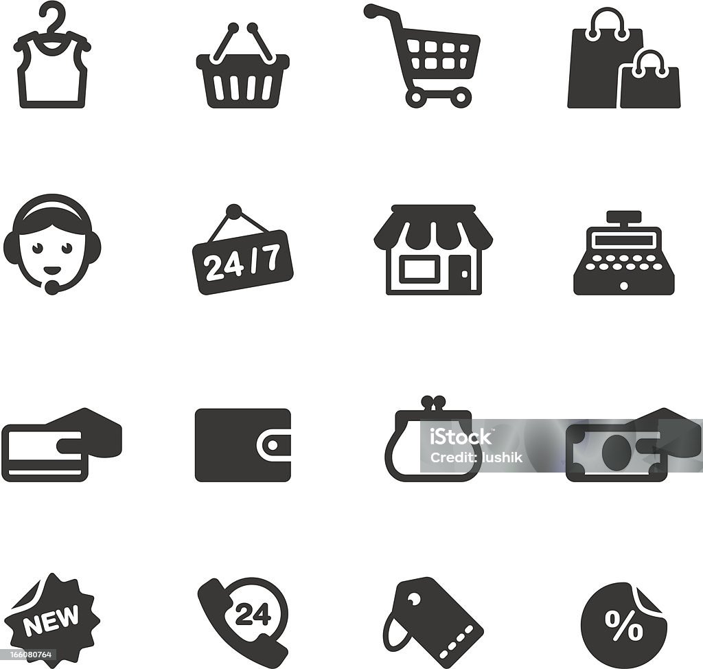 Soulico - Shopping and Sale related vector icons Soulico icons collection - Shopping and Sale icons. Icon Symbol stock vector