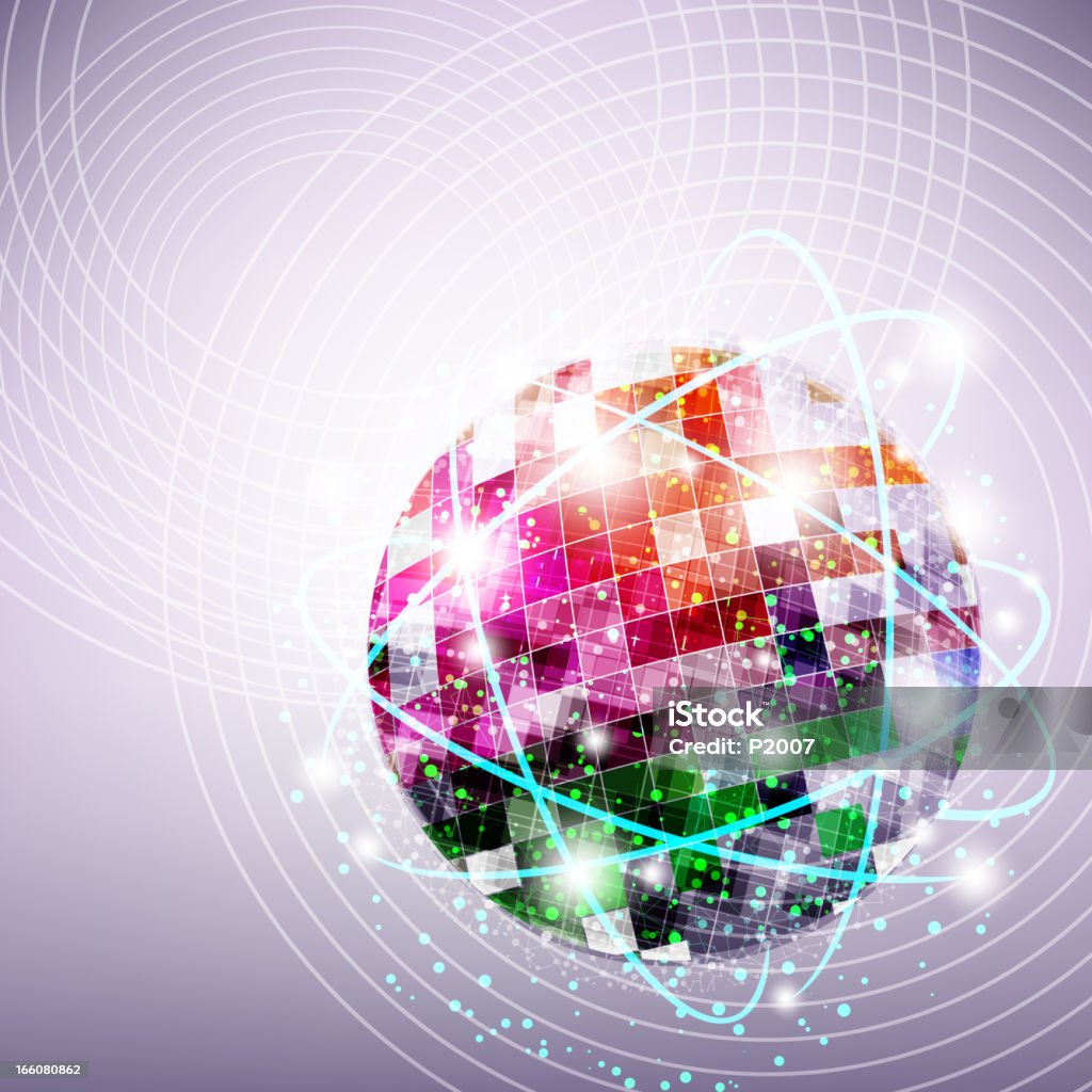 Globe de connexion - clipart vectoriel de Abstrait libre de droits