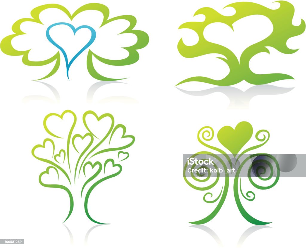 Icônes de Globe - clipart vectoriel de Arbre libre de droits