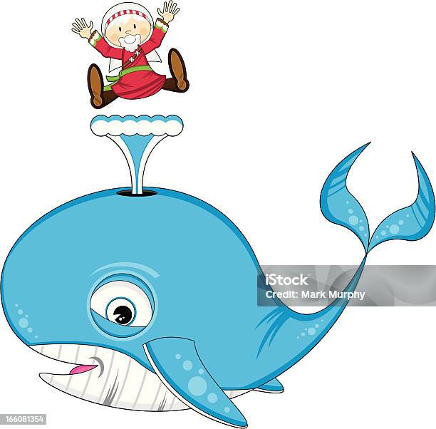 Jonah And Whale Stock Illustration - Download Image Now - Jonah - Biblical Figure, Adult, Animal