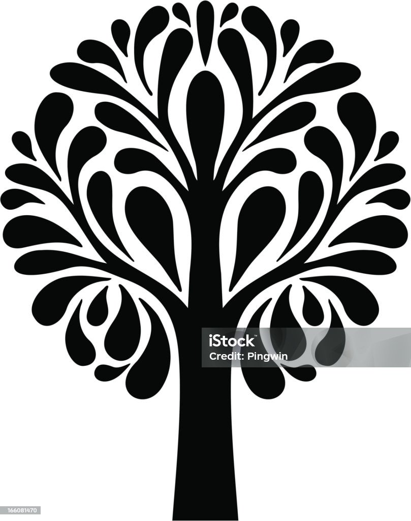 Albero circolare - arte vettoriale royalty-free di Albero