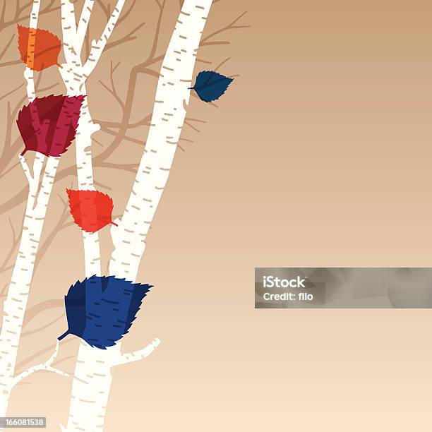 Birch Blatt Grenze Stock Vektor Art und mehr Bilder von Ast - Pflanzenbestandteil - Ast - Pflanzenbestandteil, Baum, Baumrinde
