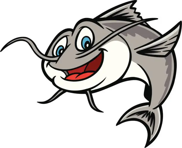 Vector illustration of Catfish