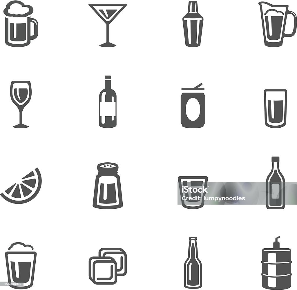 Alcohol Icons http://www.cumulocreative.com/istock/File Types.jpg Icon Symbol stock vector