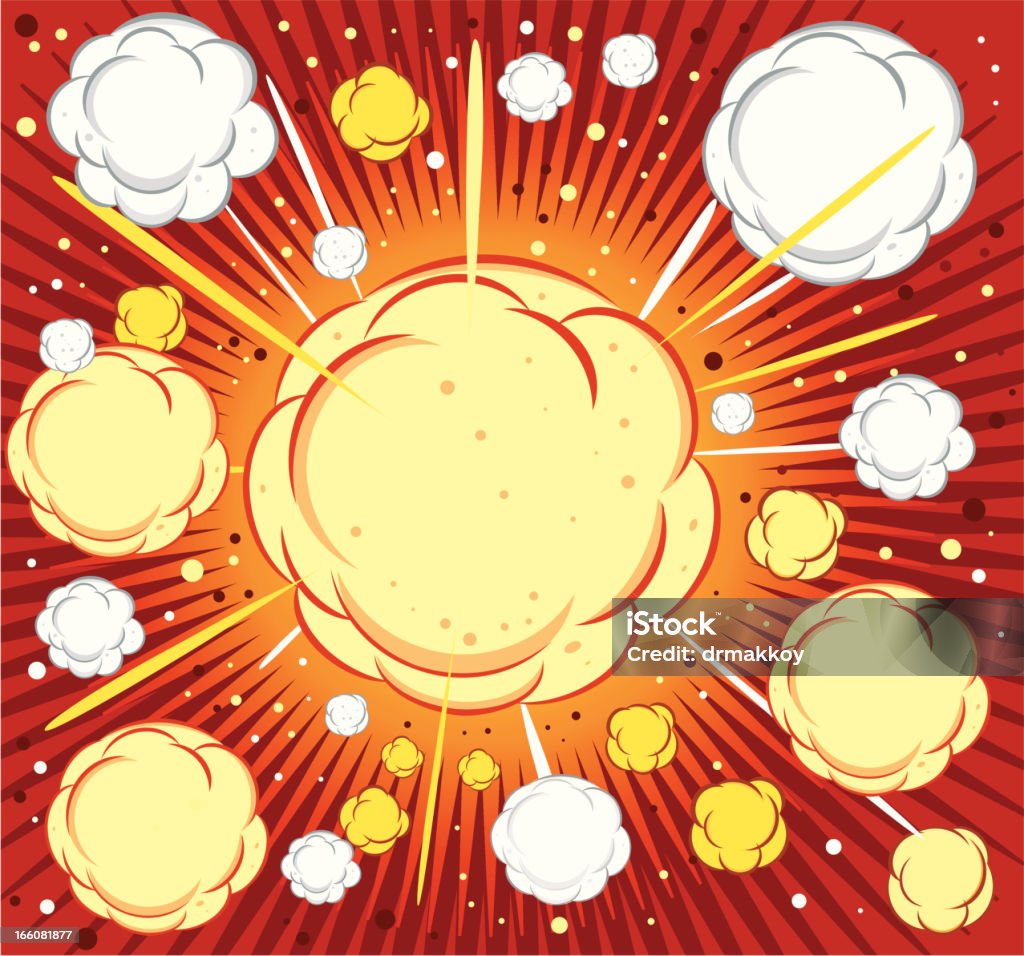 Cartoon Exploding Stock Illustration - Download Image Now - Backgrounds ...