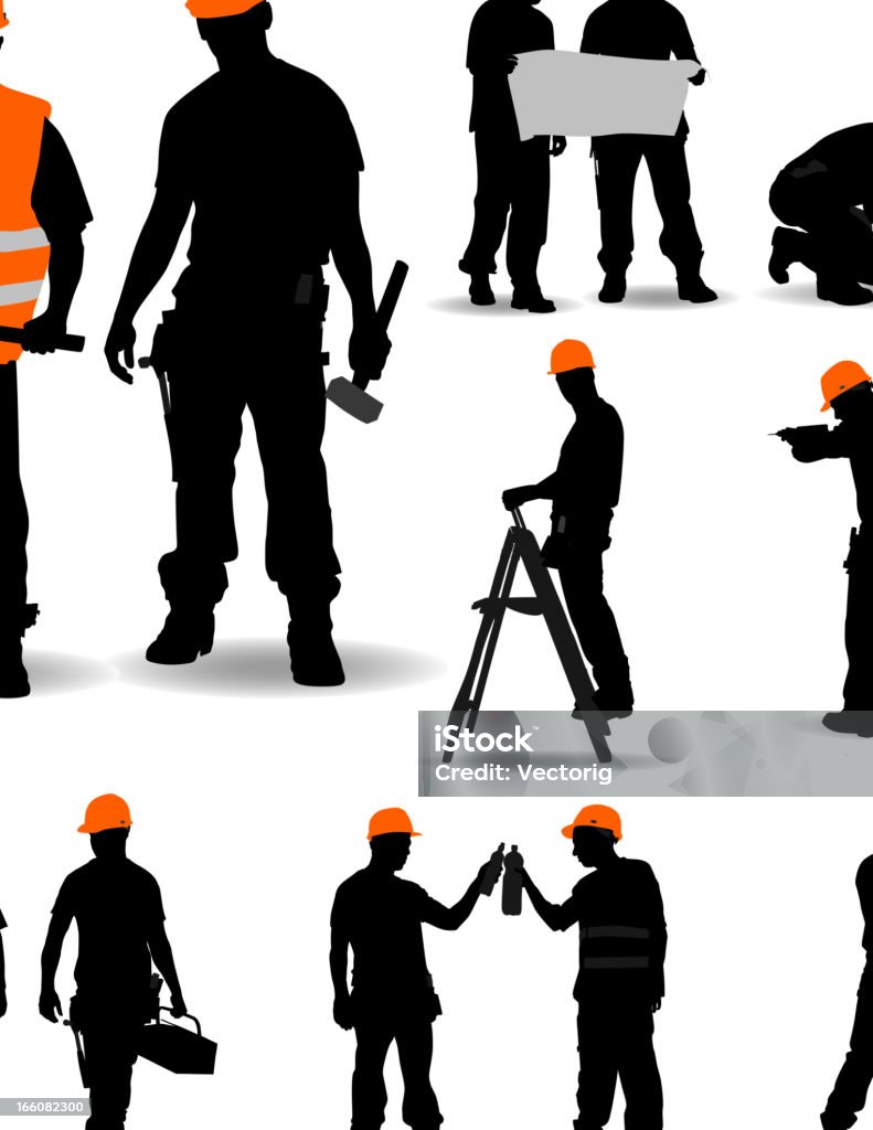 Construction Workers. Construction Worker stock vector