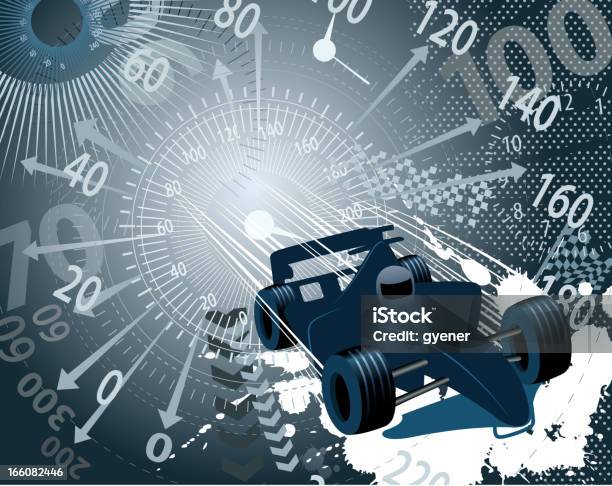 Speed Backround On Racecar Stock Illustration - Download Image Now - Finishing, Flag, Motorsport