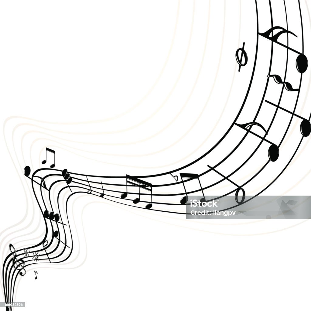 Musical Notes Entertainment Musical Notes Stock Illustration - Download Image Now - Musical Staff ...