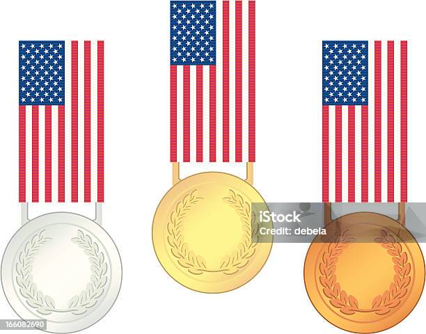 Ilustración de Usa Finalistsmedallas De Los Juegos Olímpicos y más Vectores Libres de Derechos de Acontecimiento deportivo internacional - Acontecimiento deportivo internacional, Bandera, Bronce - Aleación