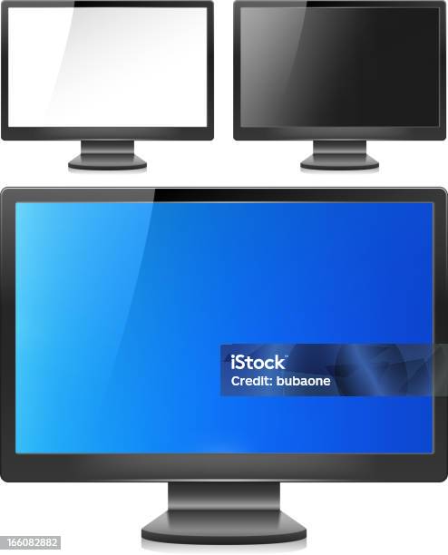 Hi Def Computer Screen A High Definition Computer Screen Stock Illustration - Download Image ...