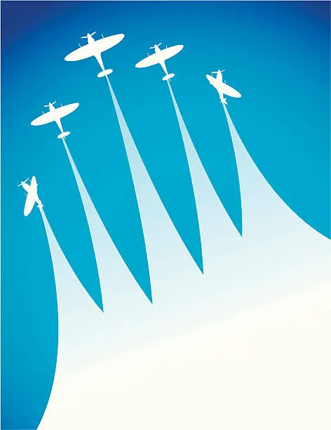 Vector illustration of Air Show
