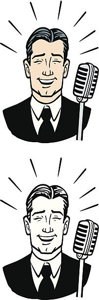 Great illustration of a retro radio announcer. Perfect for a radio or retro illustration. EPS and JPEG files included. Be sure to view my other illustrations, thanks!