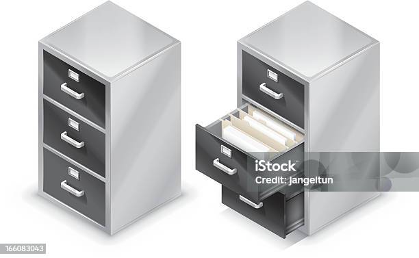 Classeur À Tiroirs Vecteurs libres de droits et plus d'images vectorielles de Meuble classeur - Meuble classeur, Perspective isométrique, Vectoriel