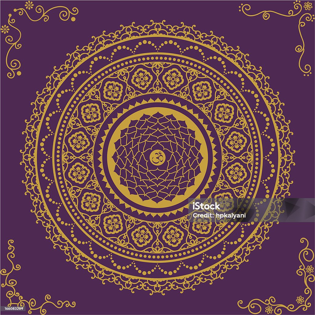 Golden Chakra sept - clipart vectoriel de Chakra libre de droits