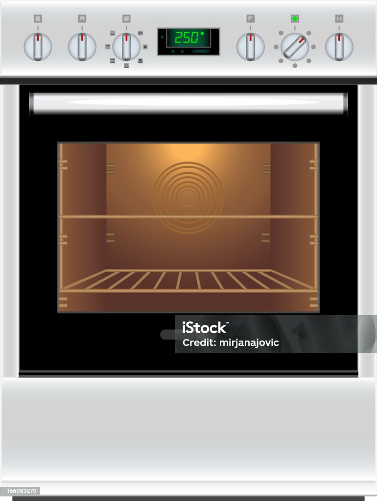 Электрическая плита - Векторная гра�фика Духовка роялти-фри
