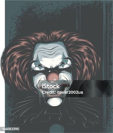 istock Wicked Clown 166083390