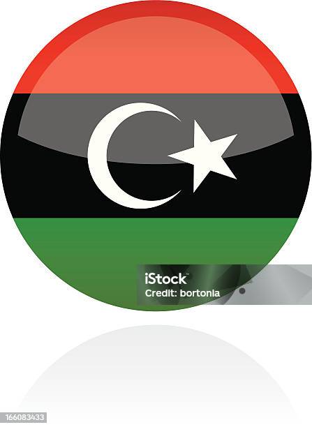 Vetores de Botão De Bandeira Líbia África e mais imagens de Bandeira - Bandeira, Bandeira nacional, Cultura líbia
