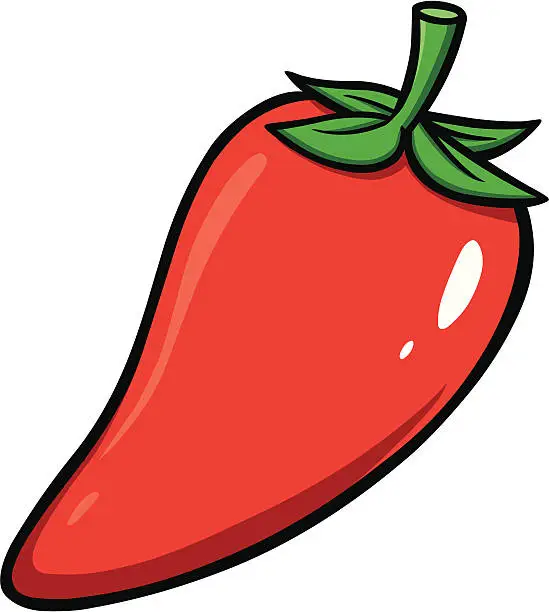 Vector illustration of Chili Pepper
