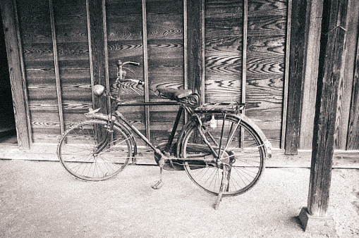 Retro bicycles in Japan.