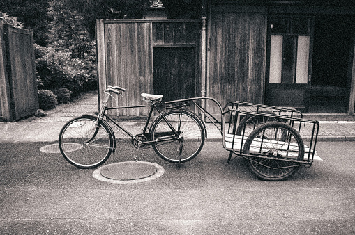 Retro bicycles in Japan.