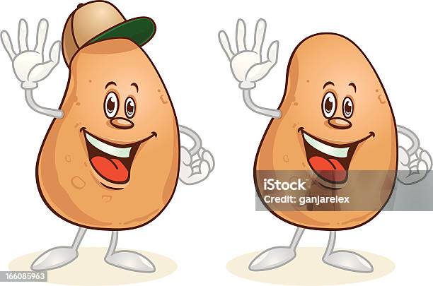 Batata - Arte vetorial de stock e mais imagens de Batata Crua - Batata Crua, Banda desenhada - Produto Artístico, Ilustração