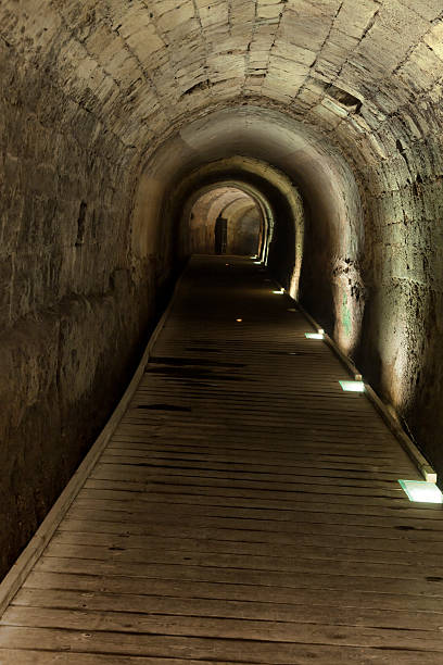 istock Templar Tunnel in Acco 166086200