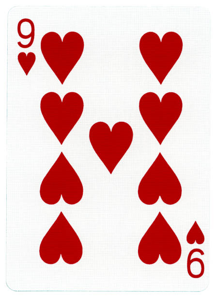 istock Playing Card - Nine of Hearts 166087097