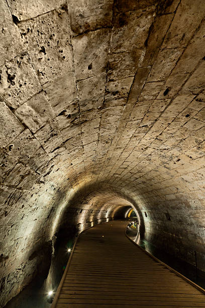 istock Templar Tunnel in Acco 166087254
