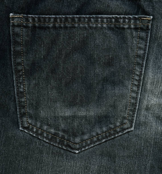 istock Denim Fabric Texture - Black Pocket XXXXL 166087554