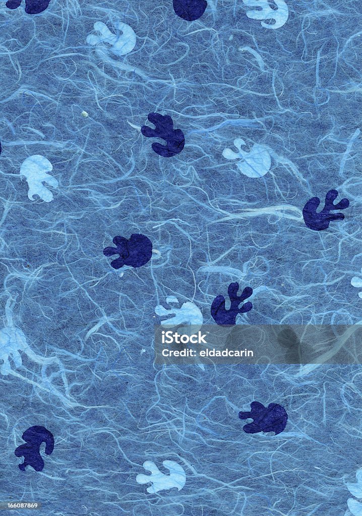 Papel de Arroz textura brilhante azul XXXXL de Medusas - Royalty-free Abstrato Foto de stock