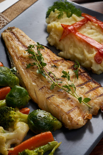 istock Mackerel with boiled vegetables and potatoes 1660886603