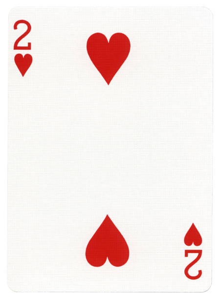 istock Playing Card - Two of Hearts 166089272