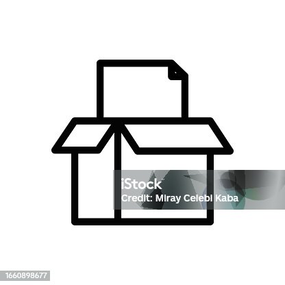 istock Paper Recycling Line Icon 1660898677