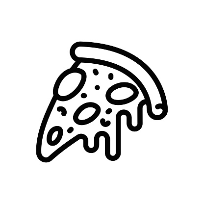 Pizza Line Icon