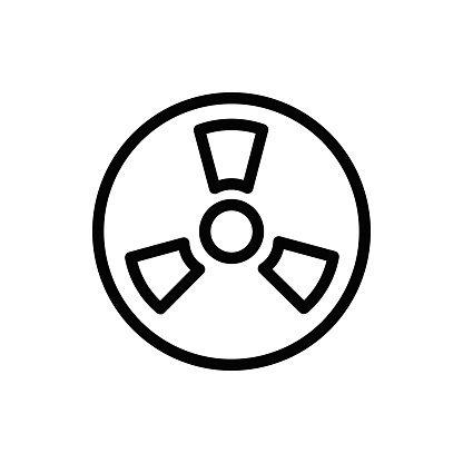 Radiation Line Icon