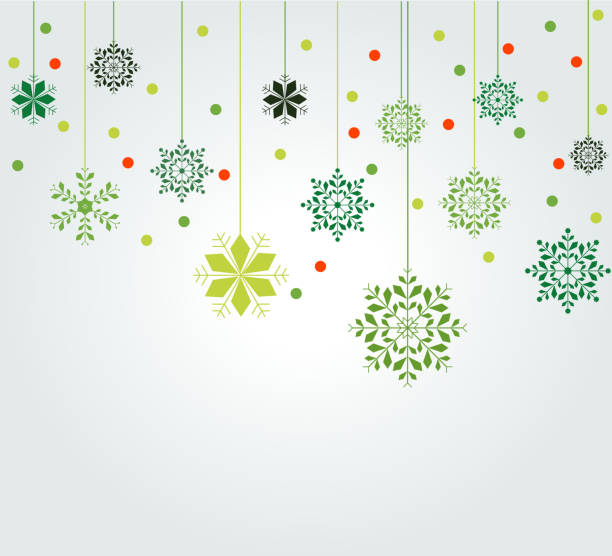 snowflake background - holiday background 幅插畫檔、美工圖案、卡通及圖標