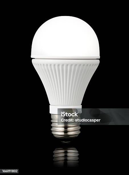 Photo libre de droit de Lumières Led Ampoule banque d'images et plus d'images libres de droit de Lampe LED - Lampe LED, Ampoule électrique, Fond noir