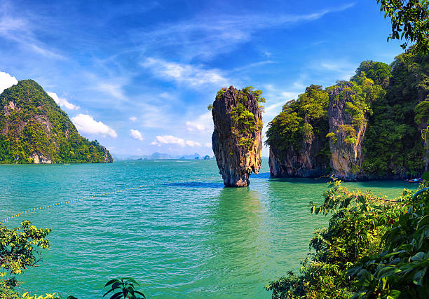 James Bond Island James Bond island in thailand phang nga bay stock pictures, royalty-free photos & images