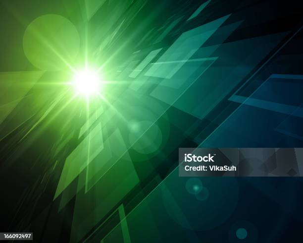 Sfondo Vettoriale Tecnologia Virtuale - Immagini vettoriali stock e altre immagini di Astratto - Astratto, Blu, Colore verde